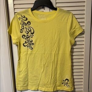 Yellow Graphic Women's Top